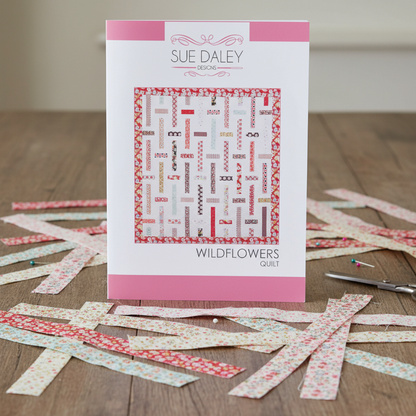 Wildblumen-Quilt-Druckmuster
