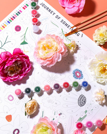 Paint by Numbers | Pressed Flowers