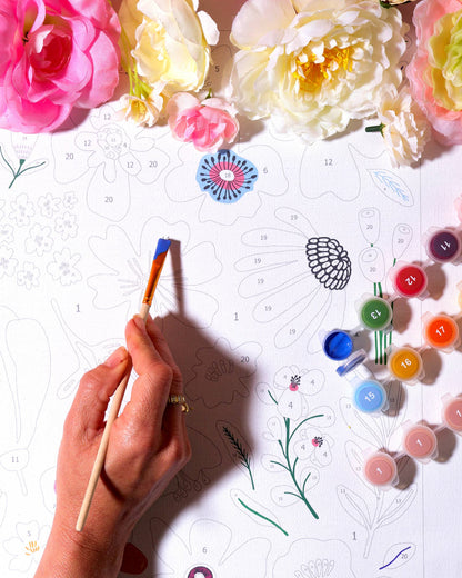 Paint by Numbers | Pressed Flowers
