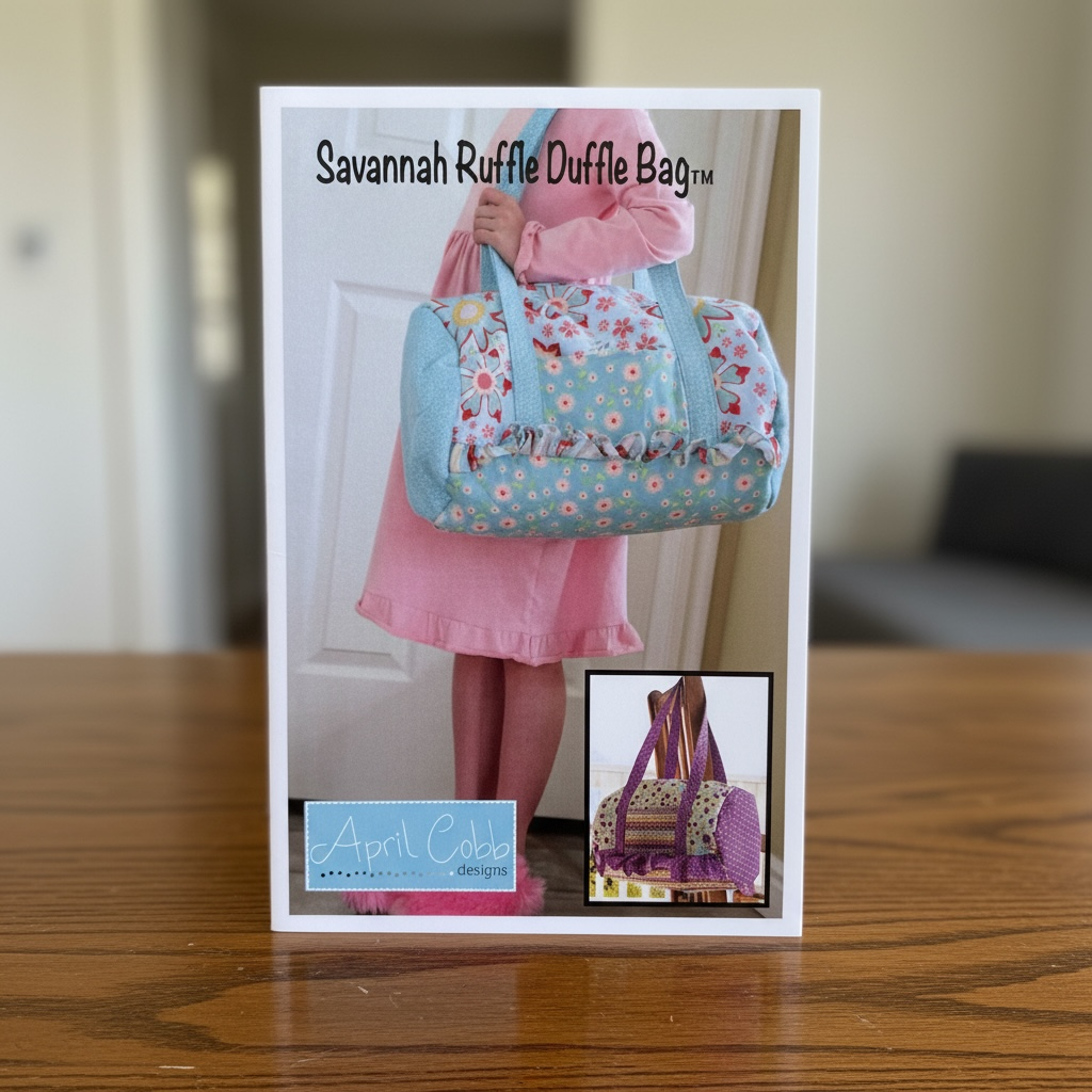Savannah Ruffle Duffle Bag Pattern