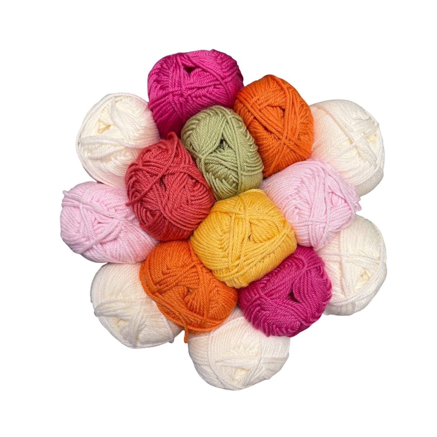 Golden Petal Wool Yarn Set