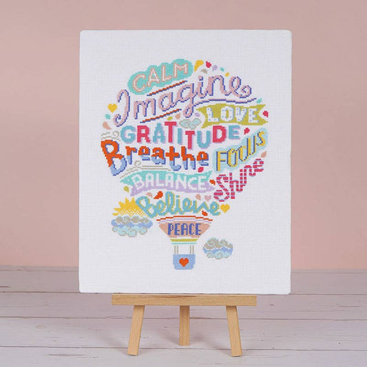 Positivity Lifts | Cross Stitch Kit