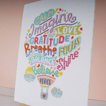 Positivity Lifts | Cross Stitch Kit