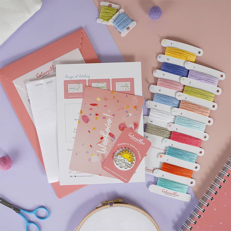 Positivity Lifts | Cross Stitch Kit