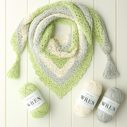 Rainy Day Shawl Kit | Green
