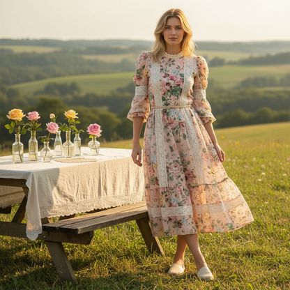 Rose & Violet's Bouquet Des Fleurs Main Blush