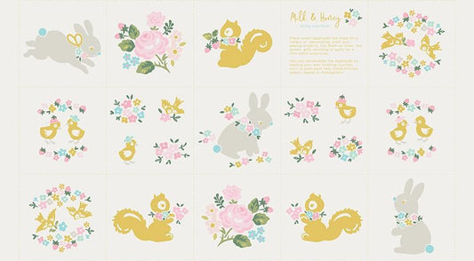 Milk & Honey Panel Cream Sparkle