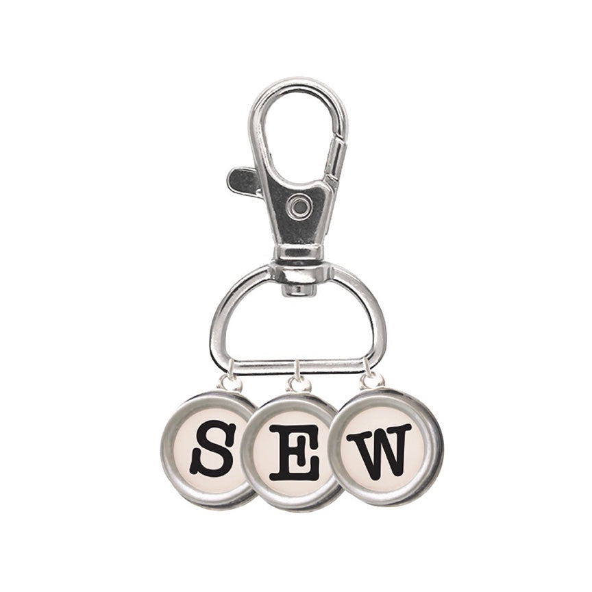 TYPEography | Enamel Charm Typewriter Keys
