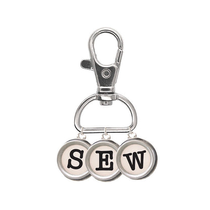 TYPEography | Enamel Charm Typewriter Keys