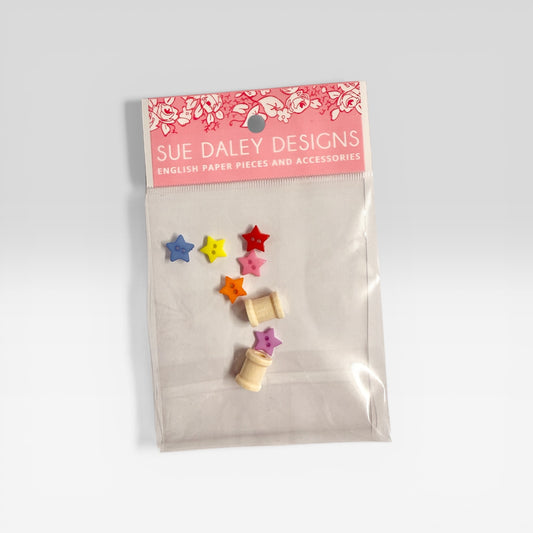 Spool (2) & Star Button (6) Pack