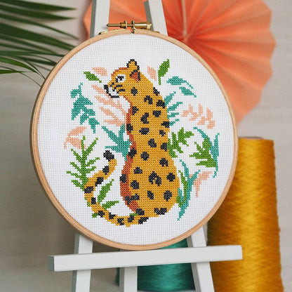 Spot On Leopard | Cross Stitch Kit