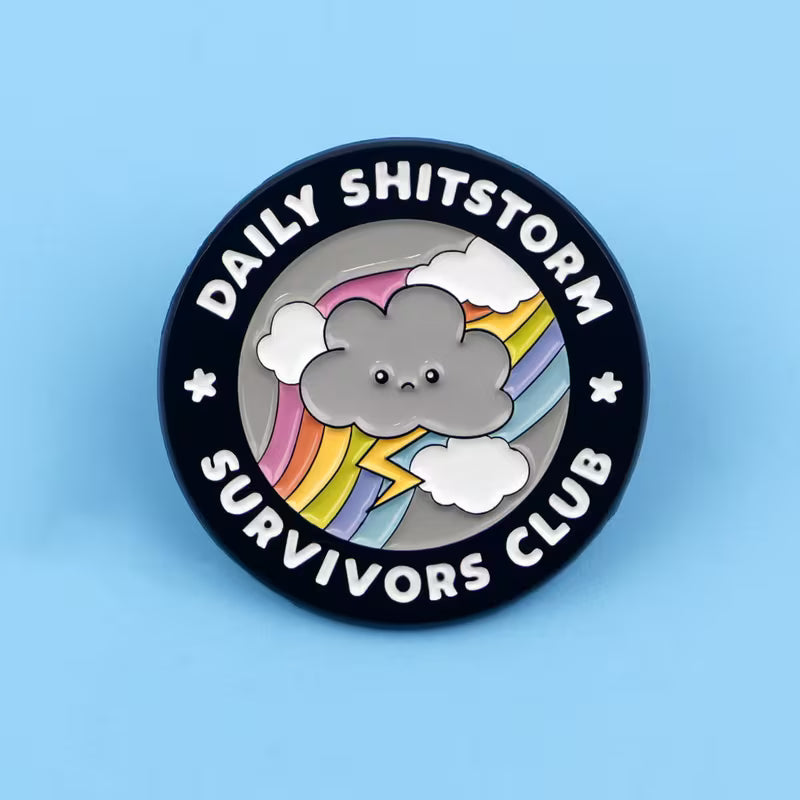 Storm Survivor Enamel Pin