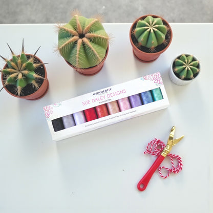 Sue Daley Wonderfil Thread Pack Favourites