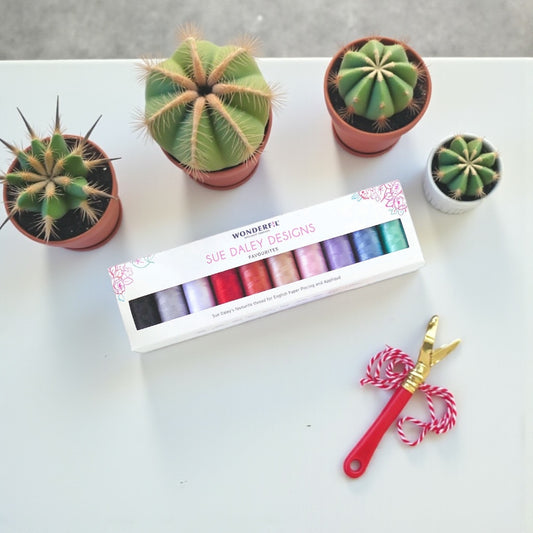 Sue Daley Wonderfil Thread Pack Favourites