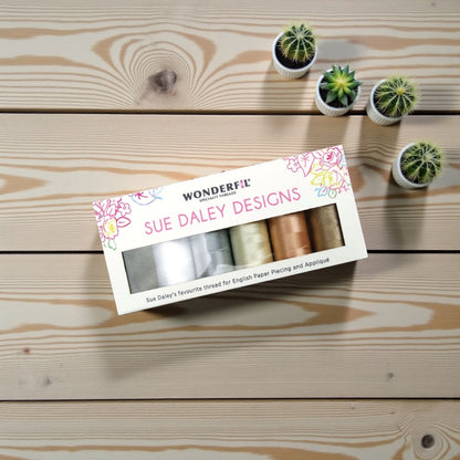 Sue Daley Wonderfil Thread Pack Neutrals
