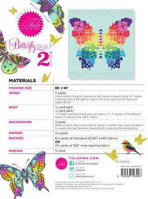 Schmetterlings-Quilt-Muster der 2. Auflage