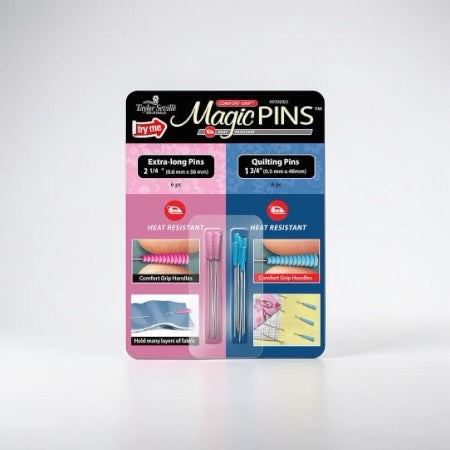 Tailor Made Magic Pins - Sample Card