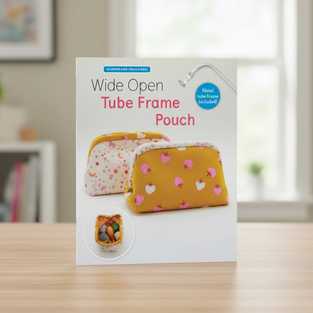 Wide Open Tube Frame Pouch Pattern & Hardware