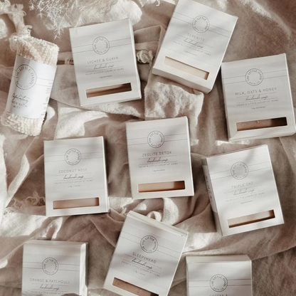 The Little Oasis Bath Co. | Exfoliating Linen Mitt