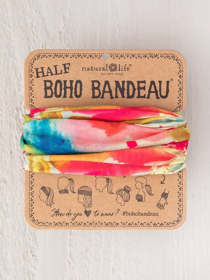 Boho Bandeau | Half Abstract Floral