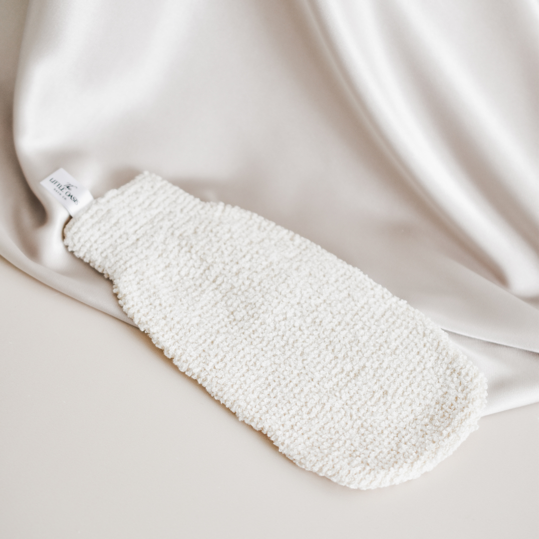 The Little Oasis Bath Co. | Exfoliating Linen Mitt