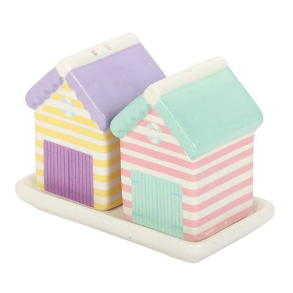 Wonder | Pastel Beach Hut | Salt and Pepper Shakers