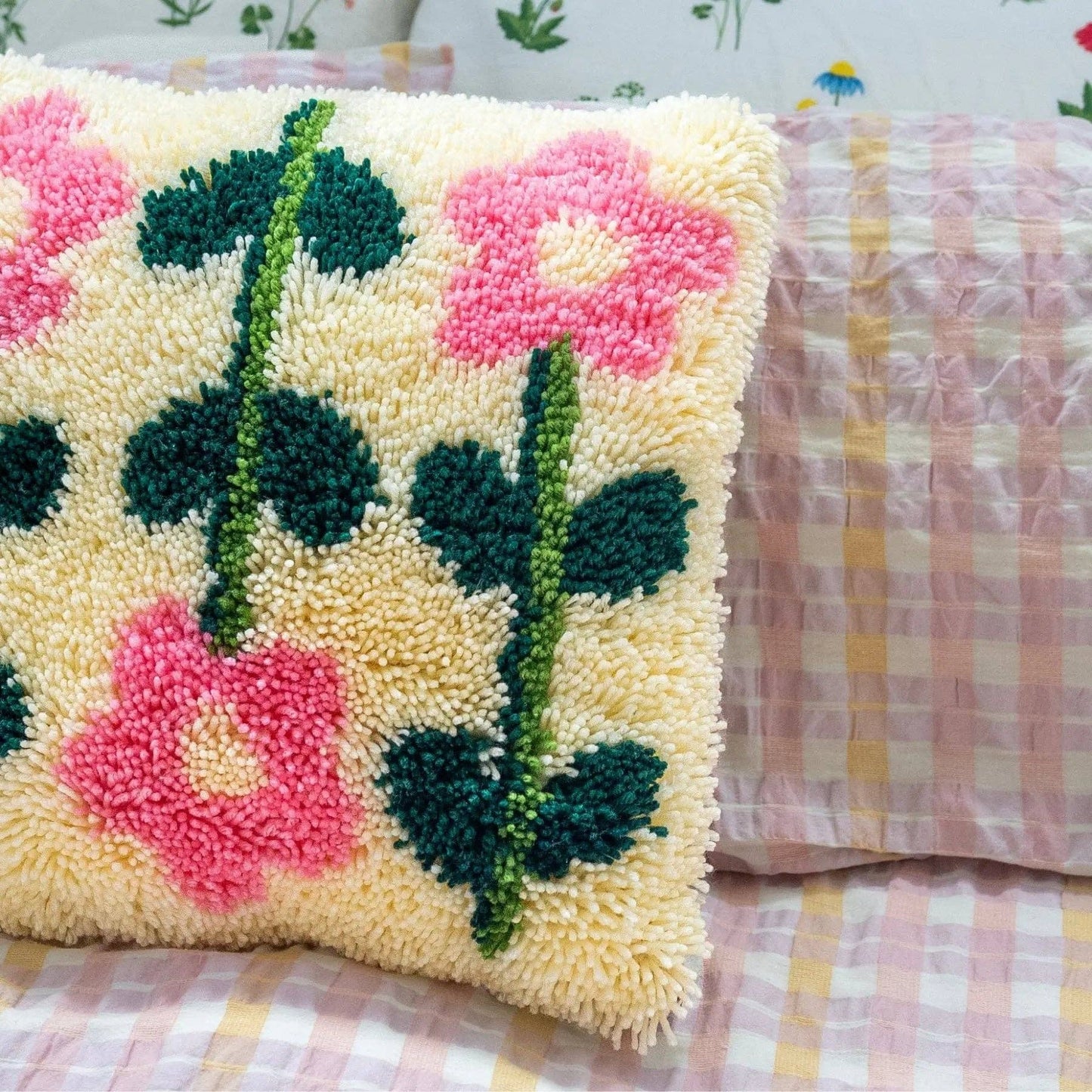 Pick of the Punch | Pastel | Latch Hook Cushion Kit