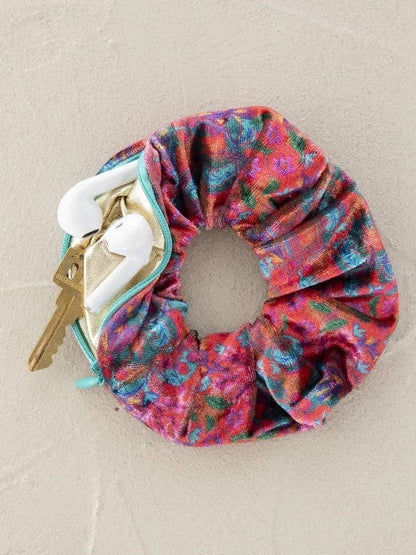 Hideaway Scrunchie | Pink Floral