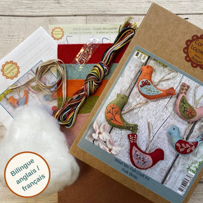 Folk Birds Felt Craft Kit *PRE-ORDER*