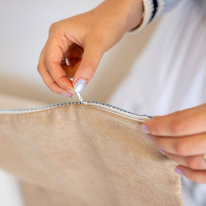 Cherry Ripe | Stripes | Latch Hook Cushion Kit