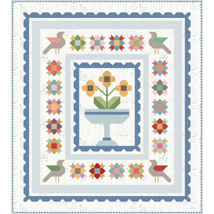 Calico Birds Quilt Boxed Kit
