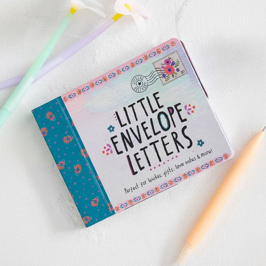Patchwork with Busyfingers Little Envelope Letters stationery set with floral border and postage stamp design. Perfect for notes.