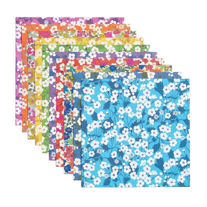 Patchwork with Busyfingers Liberty Classic Floral origami paper kit with 75 sheets of double-sided floral prints in various colourways.