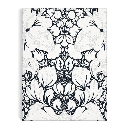 Patchwork with Busyfingers Liberty Glastonbury Paint by Number Kit featuring a classic floral pattern with numbered sections for painting.