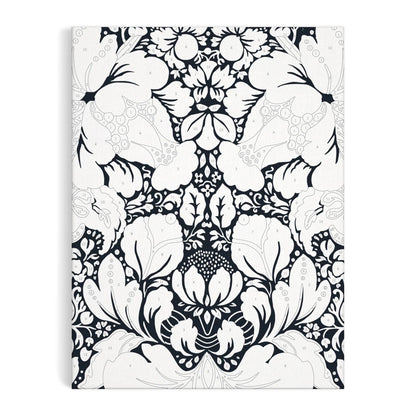 Patchwork with Busyfingers Liberty Glastonbury Paint by Number Kit featuring a classic floral pattern with numbered sections for painting.