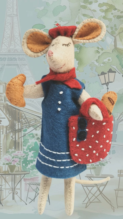 Little Mouse in Paris Felt Craft Kit