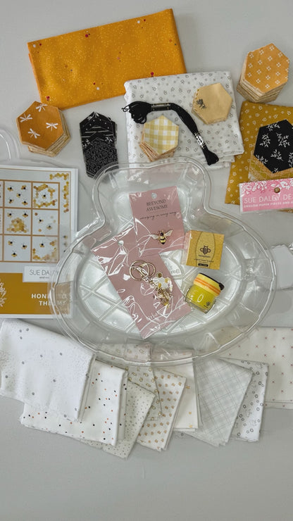 Honey to the Bee Quilt Boxed Kit Inclusions