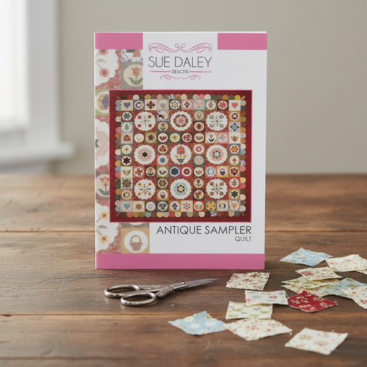 Antikes Sampler-Quiltmuster