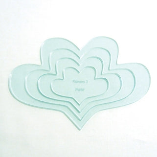 Applikationsblumen 3 – 4er-Set