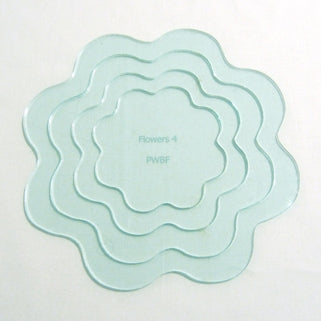 Applikationsblumen 4 – 4er-Set