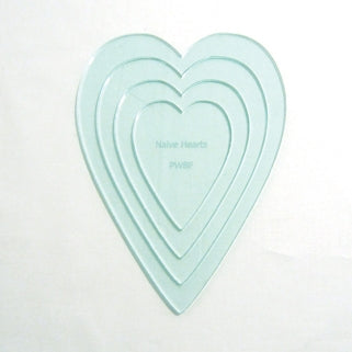 Applique Naive Hearts Template Set