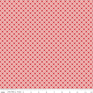 Bee Plaid Orchard Coral