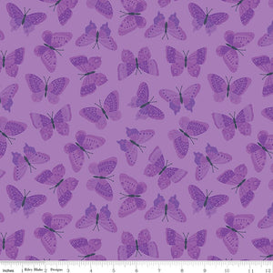 Strength in Lavender Butterflies Violet