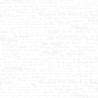 Tone on Tone Text White 2.5" Rolie Polie