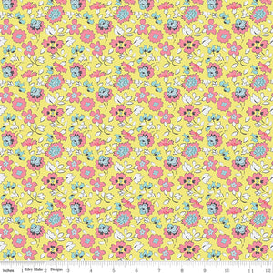 Paper Daisies Floral Yellow