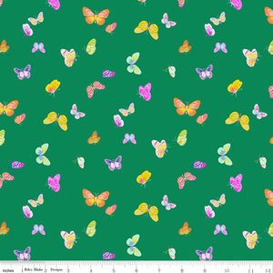 Splendid Butterflies Green