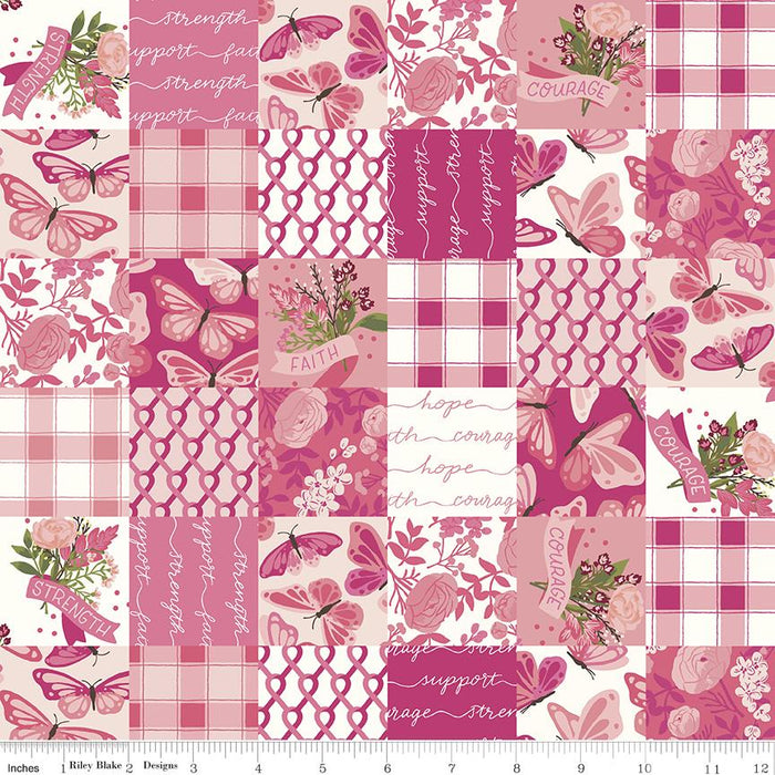 Hope in Bloom Cheater Print Pink