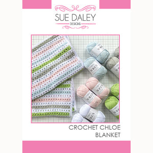 Chloe Crochet Blanket Printed Pattern