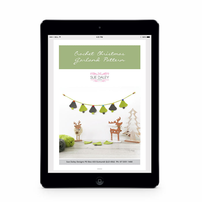 Crochet Christmas Garland Pattern PDF Download