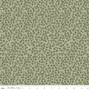 Gingham Fields Floral Olive